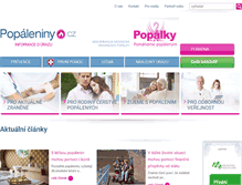 Tablet Screenshot of popaleniny.cz